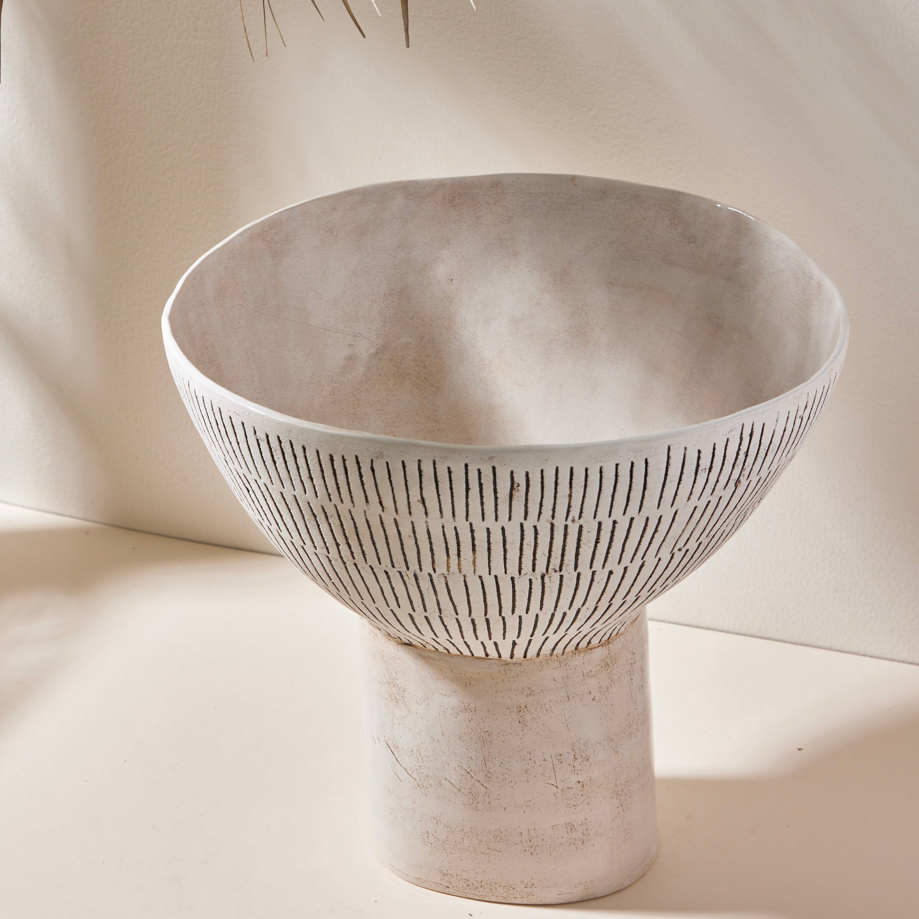 NABILA Elevated Ceramic Bowl by Shelley Maisel