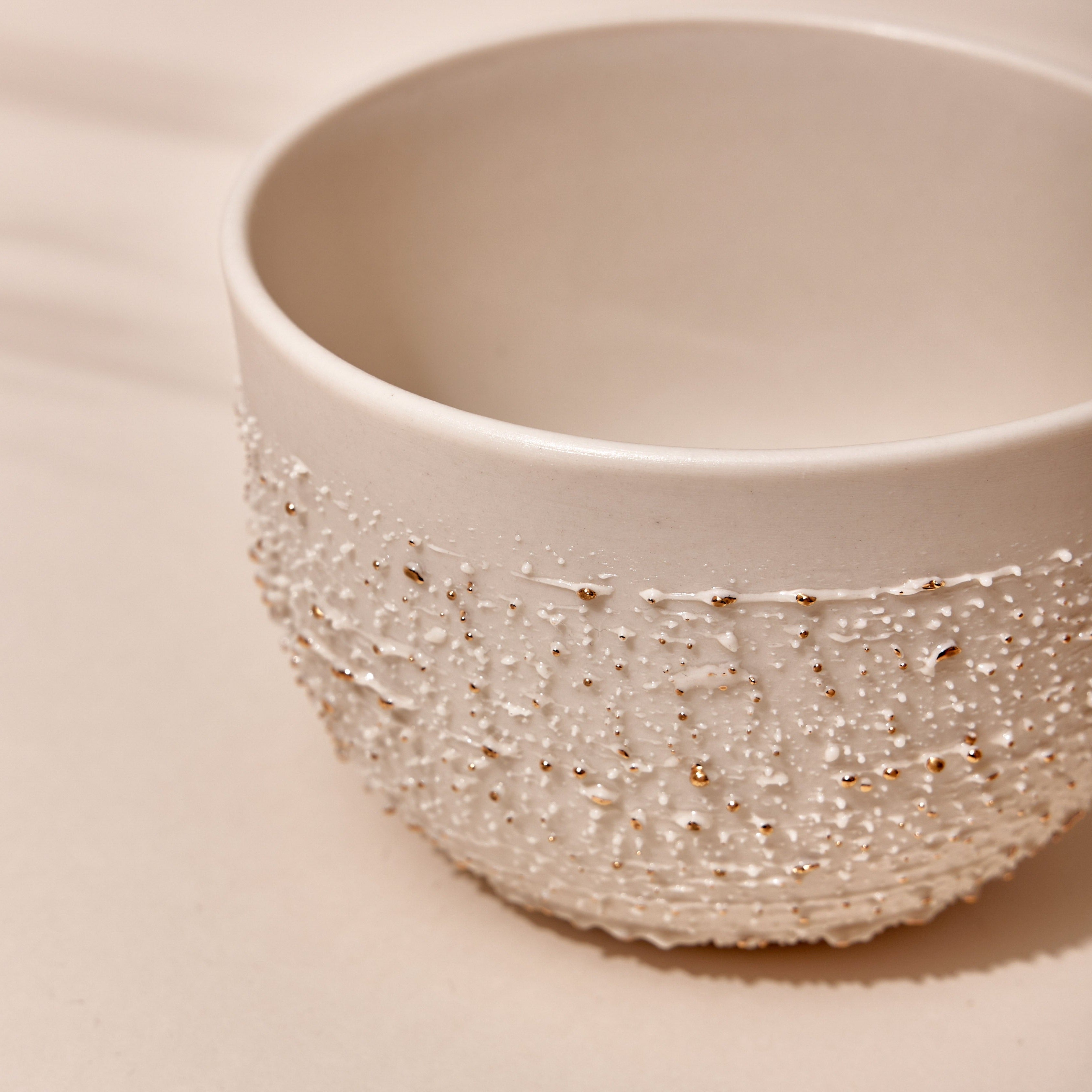 FAYE Porcelain Coffee Cups - Sunny Gold