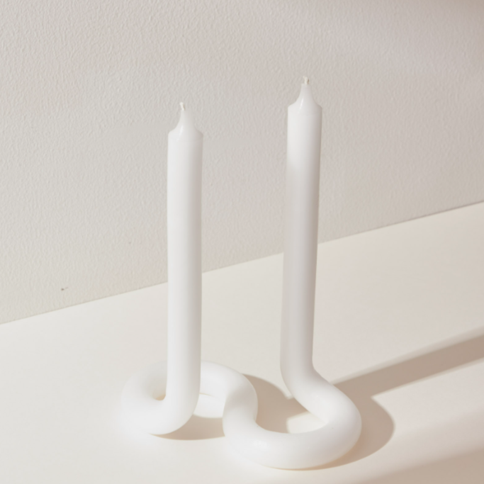 TWIST Lex Pott Twisted Candle - Monochrome