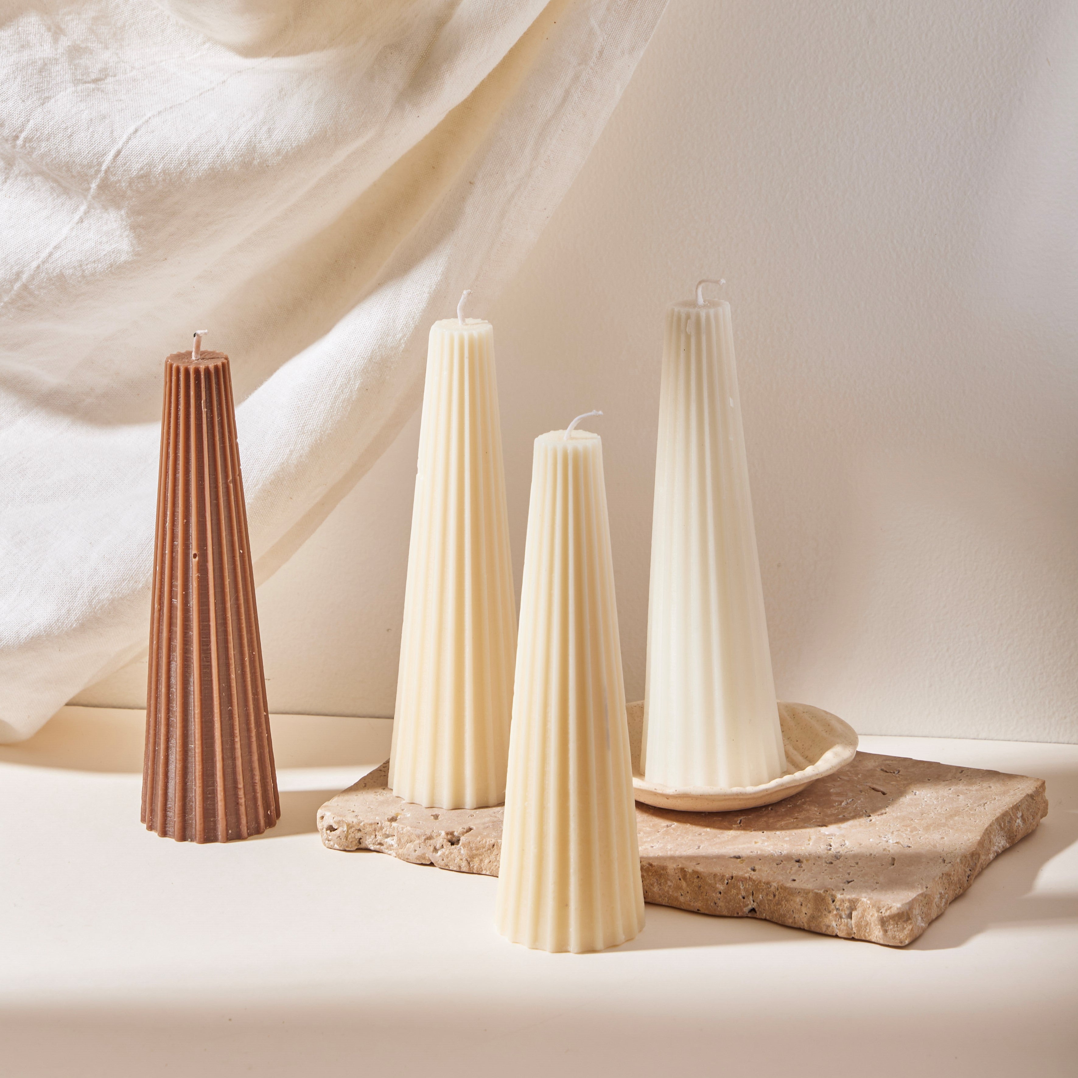 OKRA Tapered Hand-poured Candle - Small