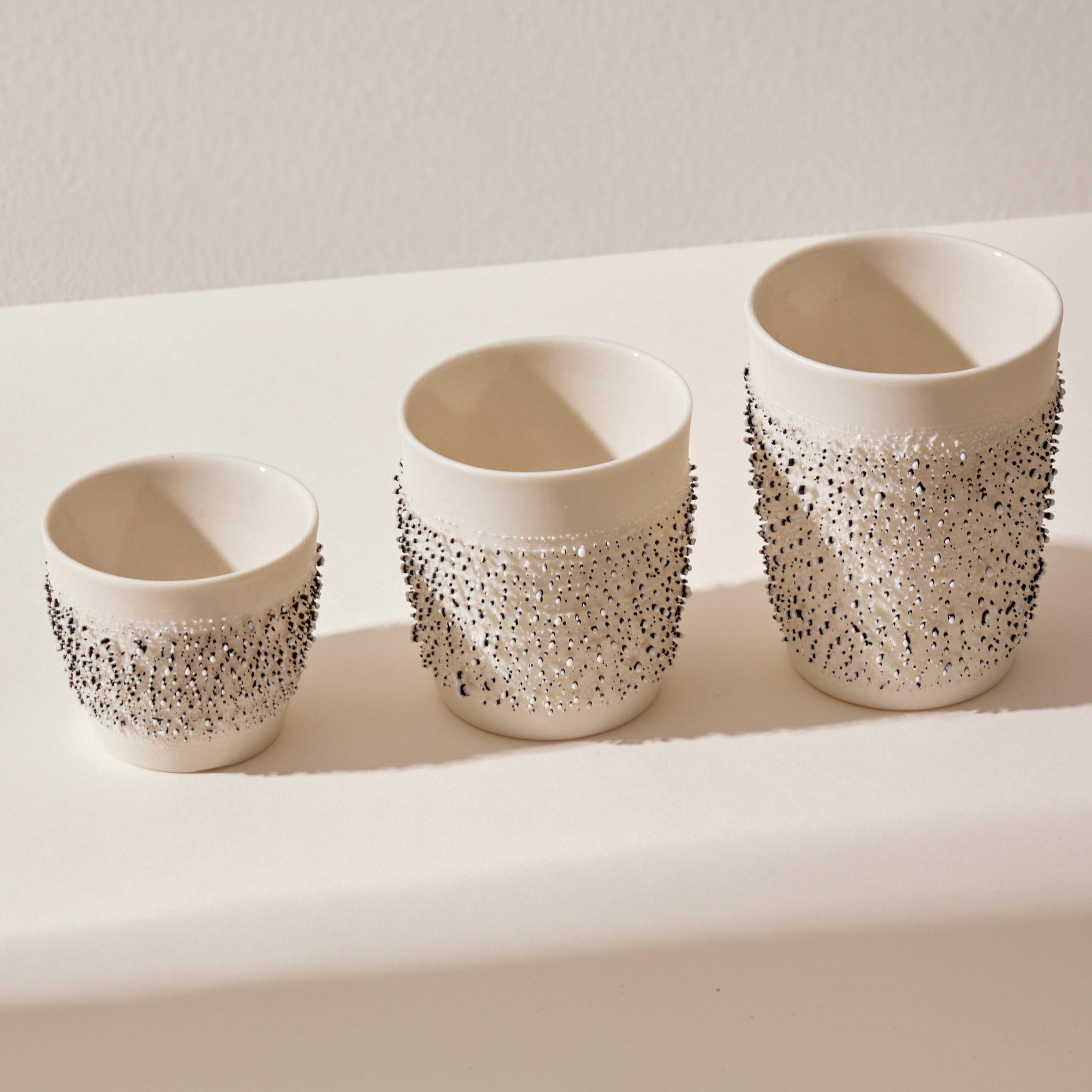 FAYE Porcelain Coffee Cups - Titanium Black