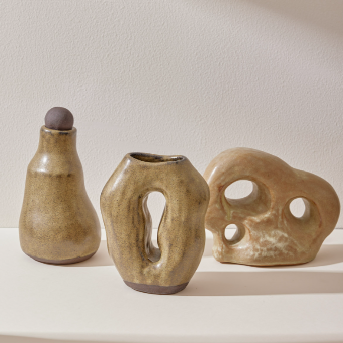 IKEBANA Abstract Ceramic Sculpture
