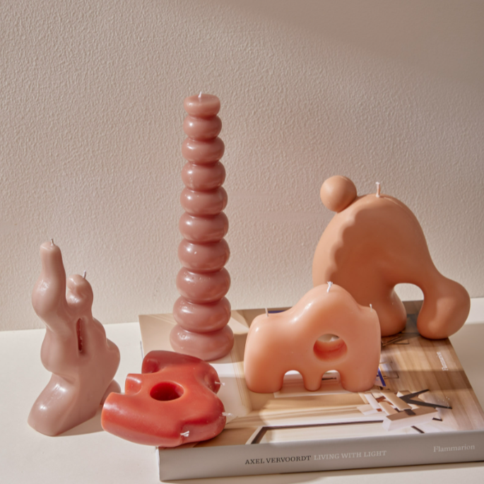 BUBBLE Pillar Sculptural Candle