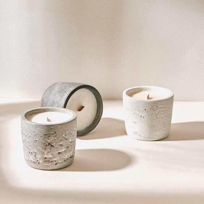 MARMO Coconut & Lime Soy Wax Candle | White Vessel